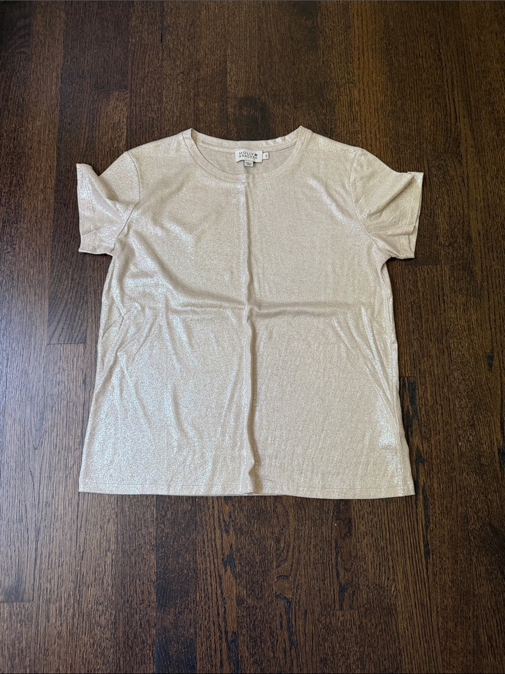 Molly Bracken shimmer tee